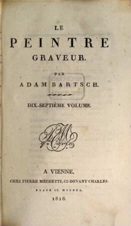 Le peintre graveur, 17. Peintres ou dessinateurs italiens: maitres du seizième siècle ; 2