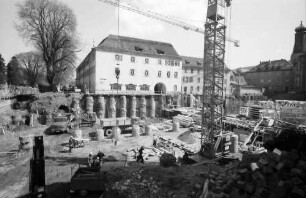 Freiburg: Großbaustelle Tiefgarage am Rotteckring