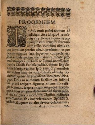 Disquisitio theol. de fide, Christo redeunte, vix invenienda, ex loco Luc. XVIII, v. 8.