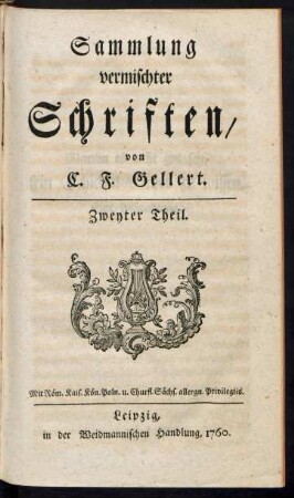 Th. 2: Sammlung vermischter Schriften