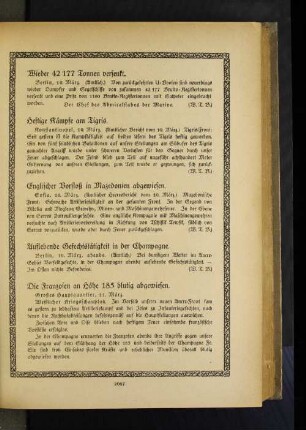 Englischer Vorstoß in Mazedonien abgewiesen.