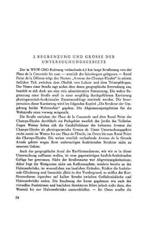 2. Begrenzung und Grösse der Untersuchungsgebiete
