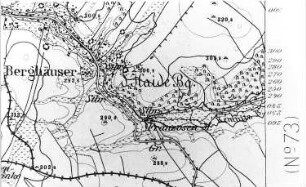 Bernstadt auf dem Eigen-Kemnitz. Meßtischblatt, Sekt. Löbau, 1884