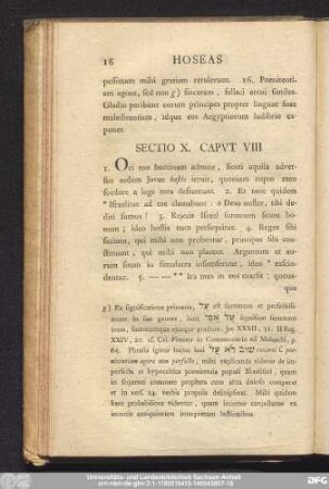 Sectio X. Caput VIII