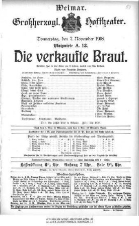 Die verkaufte Braut