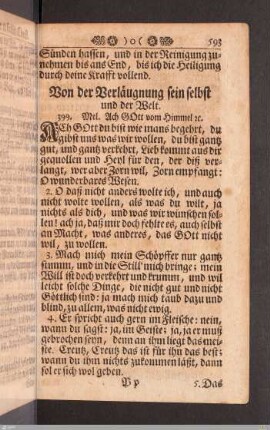 Von der Verläugnung sein selbst und der Welt.