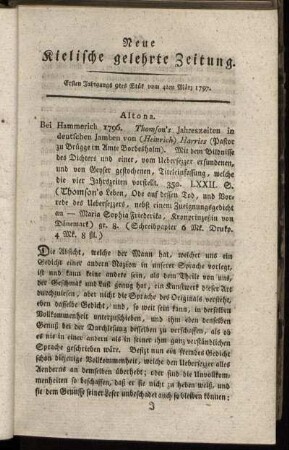 9tes - 12tes Stük vom März 1797