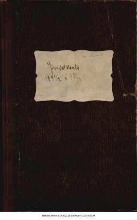 Privates Kontobuch 1891-1893