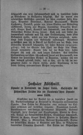 Sechster Abschnitt