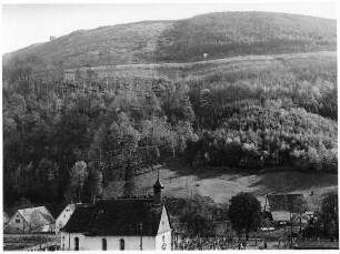 Trasse oberhalb Wiesensteig