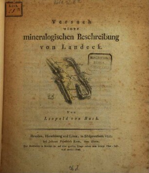 Versuch einer mineralogischen Beschreibung von Landeck