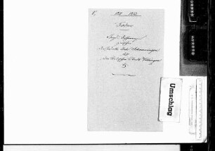 Jagddifferenzen zwischen dem württembergischen Ort Schwenningen und dem badischen Ort Villingen (1811-1813)