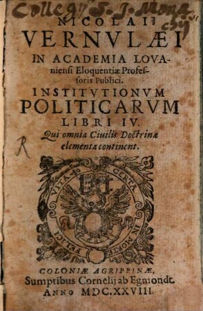 Institutionum politicarum libri quatuor