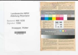 Entnazifizierung Walter Knaepper , geb. 20.04.1906 (Angestellter)