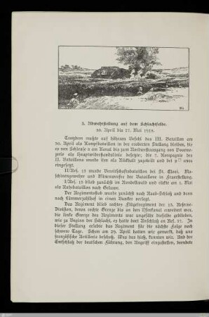3. Abwehrstellung auf dem Schlachtfelde