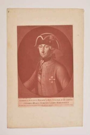Bildnis Albert Kasimir (August Moritz), Herzog von Sachsen-Teschen (Prinz v. Polen) (1738-1822)