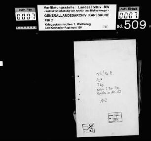 7. Ersatz-Kompanie (vormals 2. Rekruten-Depot)