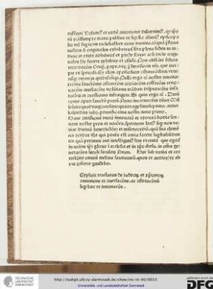 Explicit tractatus de Iudeorum et Christianorum communione et conversatione ac constitutionum super hac re innovatione.