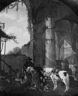 Osteria in römischer Ruine