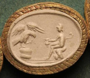 Ganymedes speist des Jupiters Adler (Daktyliothek, Supplement)