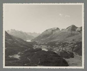 Muottas Muragl mit Blick auf St. Moritz