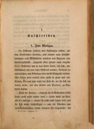 Inselwelt : Gesammelte Erzählungen, 2. Australische Skizzen