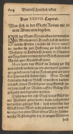 Das XXXVII. Capitel.