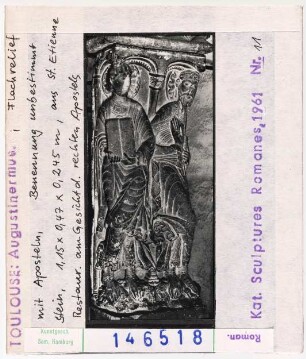 Toulouse: Augustinermuseum, Flachrelief mit Aposteln