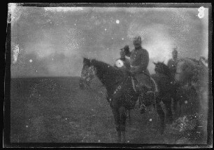 bei Göllheim (Rheinland-Pfalz): General von Hirschberg (5. Kavallerie-Brigade) zu Pferd