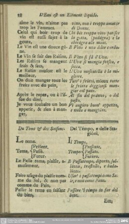 Du Tems & des Saisons