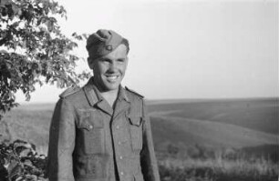 Zweiter Weltkrieg. Frontbilder. Sowjetunion. Angehöriger der deutschen Wehrmacht