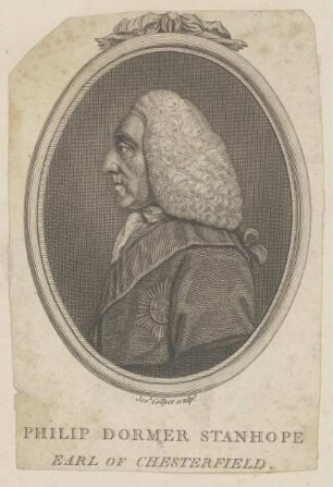 Bildnis des Philip Dormer Stanhope of Chesterfield