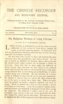 No. 9. September, 1907