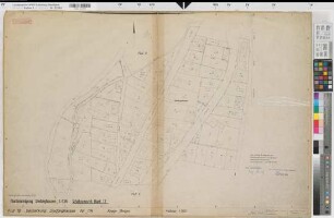 Siedlinghausen (Winterberg), Flurbereinigung Siedlinghausen, Bl. 13 Schätzungsriß Flur 18