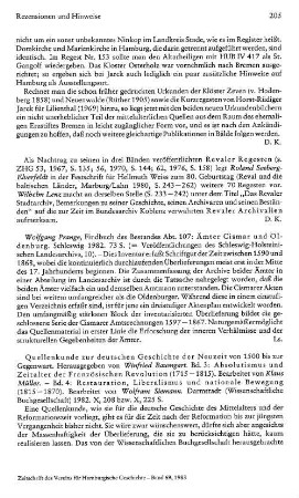Prange, Wolfgang :: Findbuch des Bestandes Abt. 107, Ämter Cismar und Oldenburg, (Veröffentlichungen des Schleswig-Holsteinischen Landesarchivs, 10) : Schleswig, 1982