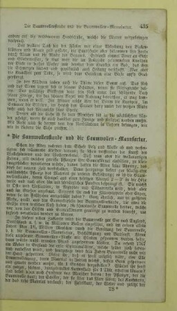 Die Baumwollenstaude und die Baumwollen-Manufactur