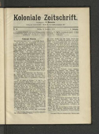 Nr. 26 22. Dezember 1904.