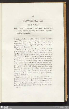 Nautilus Comptoni. Tab. CXXI
