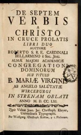 1r-227, De Septem Verbis A Christo In Cruce Prolatis ...