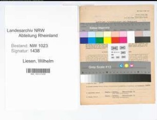 Entnazifizierung Wilhelm Liesen , geb. 18.11.1880 (Gastwirt)