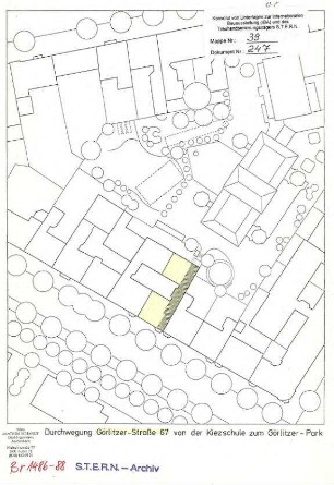 Gutachten: Durchwegung des Hauses Görlitzer Str. 67