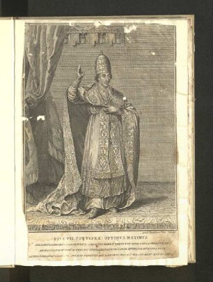 Pius VIl Pontifex Optimus Maximus
