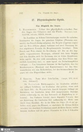 17. Physiologische Optik