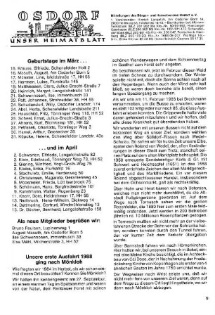 Unsere erste Ausfahrt 1988 ging nach Mönkloh