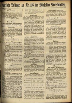 Zweite Ausgabe vom Donnerstag, den 30. September 1915.