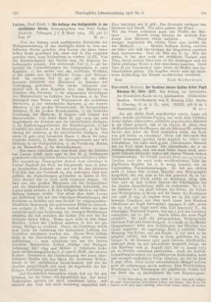172-178 [Rezension] Sternfeld, Richard, Der Kardinal Johann Gaëtan Orsini (Papst Nikolaus III.) 1244 - 1277. Ein Beitrag zur Geschichte der Römischen Kurie im 13. Jahrhundert