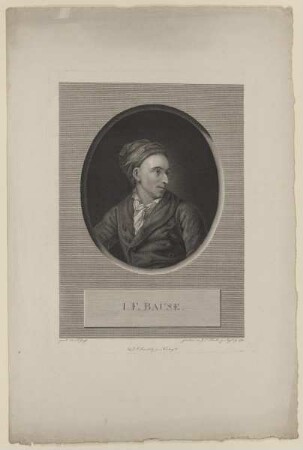 Bildnis des I. F. Bause