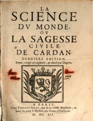 La Science du Monde