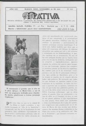 17.1940=Nr. 203: Nativa, 17.1940=Nr. 203