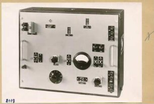 Röhrenvoltmeter HF 2897 Frontansicht; Foto 1953
